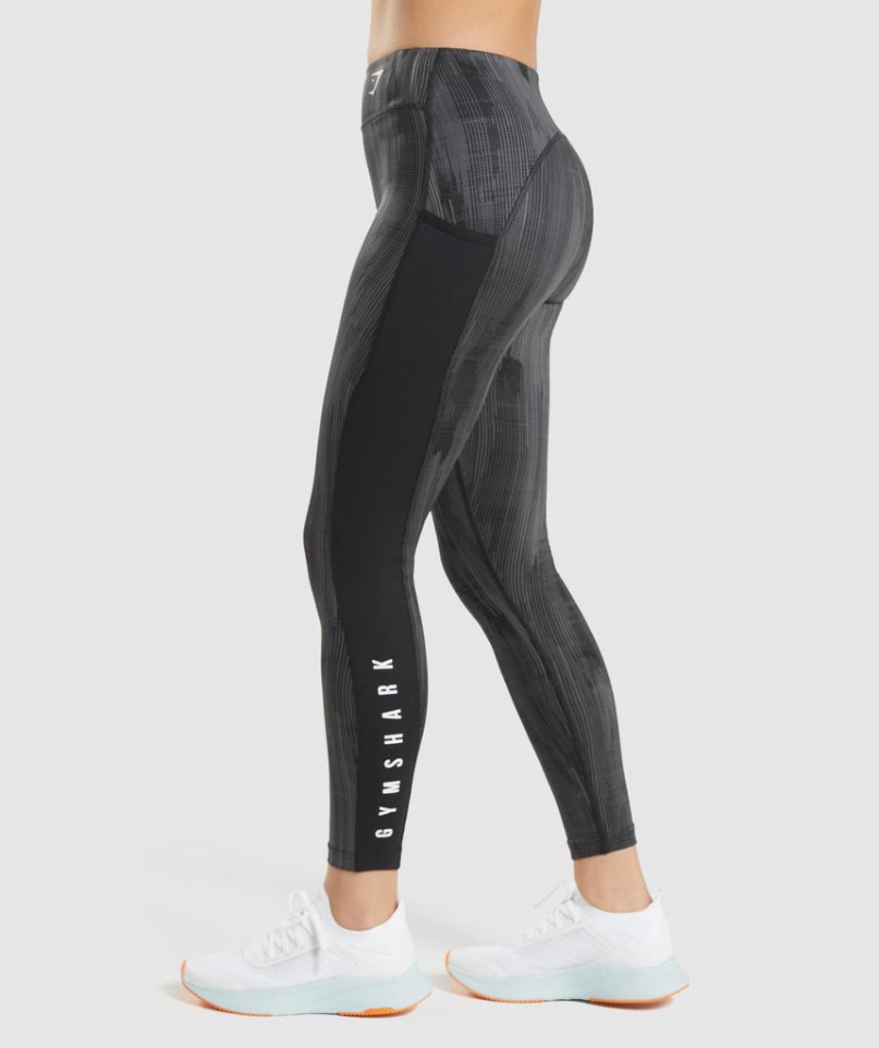 Women's Gymshark Sport Leggings Black | CA A173D0